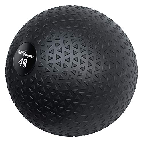 Bad Company Medizinball in 12 Gewichtsstufen I Slamball für Kraftausdauertraining I Vollball mit Gummi-Oberfläche I 4 Kg