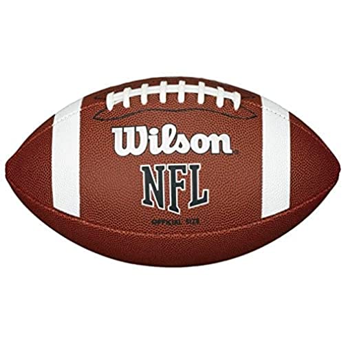 Wilson Unisex-Adult NFL OFF FBALL BULK XB American Football, OFFICIAL