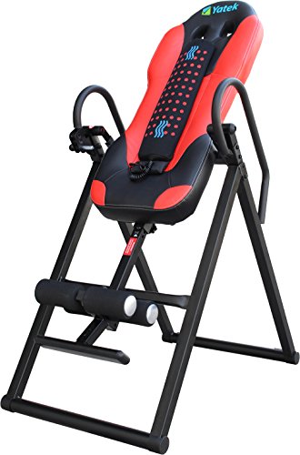 YATEK Inversionsbank klappbar Deluxe, Inversionstisch für bis zu 150kg mit Massager, Robust und 180º Inversionsmöglichkeit.