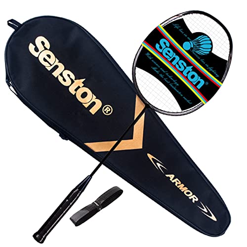 Senston N80 Ultra-Lict 100% Graphit Badmintonschläger Carbon Badminton schläger mit Schlägertasche