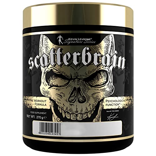 KEVIN LEVRONE Scatterbrain | 270g je Behälter | Hardcore Training Booster | Beta Alanin Citrullin Koffein | Body Building supplement (Exotic)