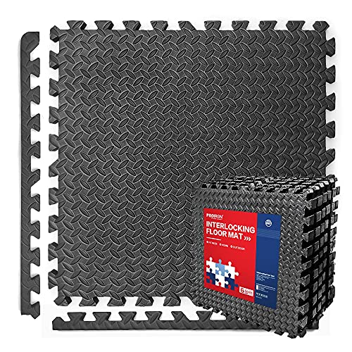 12X Puzzlematte Bodenschutzmatte Fitnessmatte Yogamatte 60x60cm Unterlegmatten 